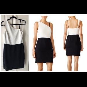 Elizabeth & James Black white dress